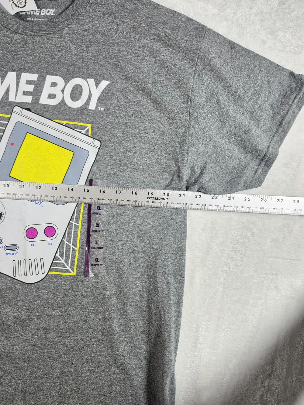 Nintendo Game Boy Graphic Tee - Gray